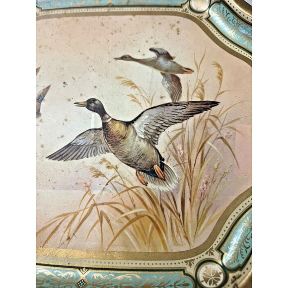 Baret Ware Art Grace “Game” Pheasants Snack Hors D’oeuvre Tray - Picture 3 of 6